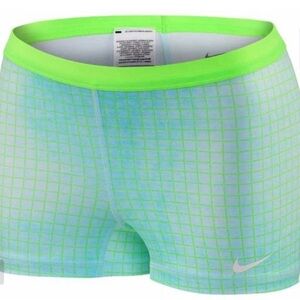 NIKE PRO 3 SLAM PRINTED DRI FIT FITNESS COMPRESSION SHORTS